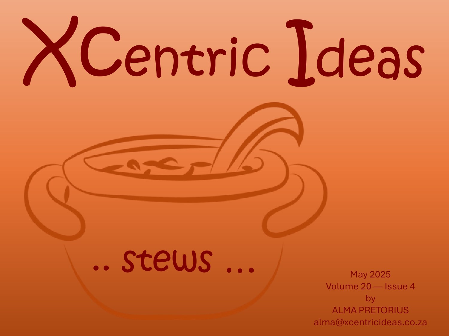 The latest XCentric Ideas issue cover